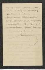Nachlass Franz Steindachner, Brief von Höhnel an Franz Steindachner (01.08.1905), Inv.Nr. 230.06, Seite 4